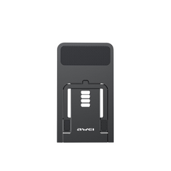 AWEI X28 ขาตั้งโทรศัพท์พกพาแบบพับได้สำหรับสมาร์ทโฟนและแท็บเล็ต - Black