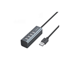 Awei CL-122T Type-C Hub to USB 2.0 พร้อม 4 พอร์ตการเชื่อมต่อ - Space Gray