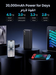 UGREEN 20000mAh Two-way Fast Charging Power Bank